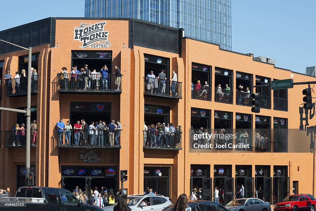 Honky Tonk Central in Nashville, Tennessee