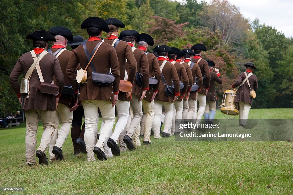 Revolutionäre War Reenactment