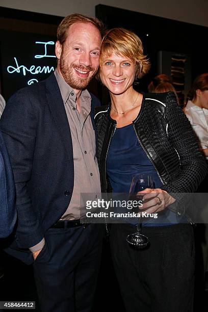Johann von Buelow and Katrin von Buelow attend the Re-Opening of the 'La Banca' restaurant at Hotel de Rome on November 05, 2014 in Berlin, Germany.