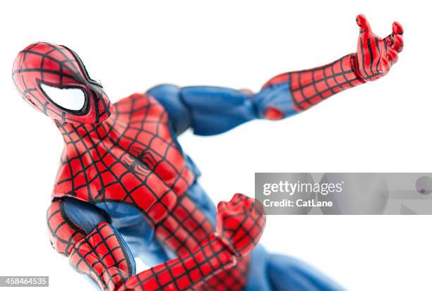 spiderman gesturing - spiderman inspired stock pictures, royalty-free photos & images