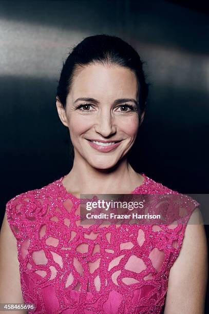 Actress Kristin Davis poses for a portrait at the amfAR LA Inspiration Gala on October 29, 2014 in Los Angeles, California.