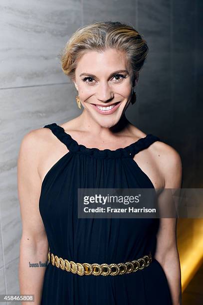 Katee Sackhoff poses for a portrait at the amfAR LA Inspiration Gala on October 29, 2014 in Los Angeles, California.
