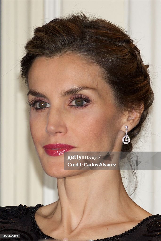 Spanish Royals Attend 'Francisco Cerecedo' Journalism Awards 2014