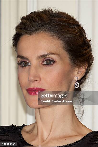 Queen Letizia of Spain attends the "Francisco Cerecedo" journalism award 2014 ceremony at the Ritz Hotel on November 5, 2014 in Madrid, Spain.