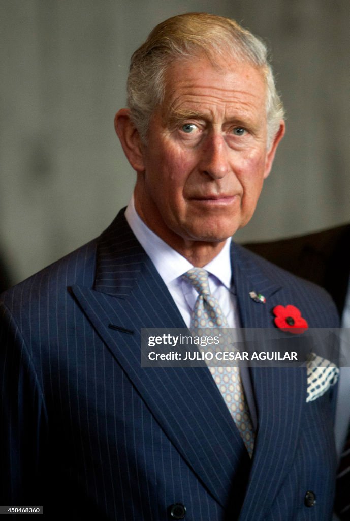 MEXICO-BRITAIN-ROYALS-CHARLES