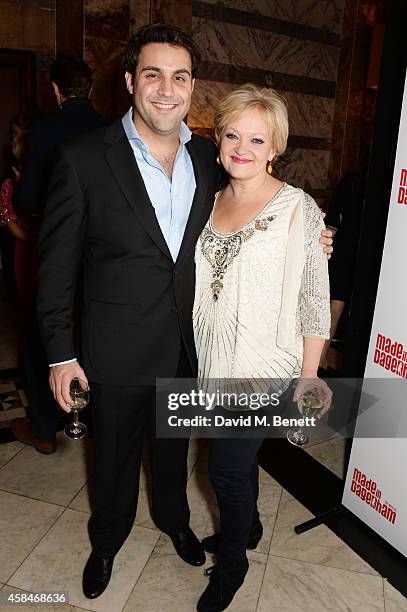 Cast member Adrian der Gregorian and Maria Friedman attend an after party following the press night performance of "Made In Dagenham" at 8...