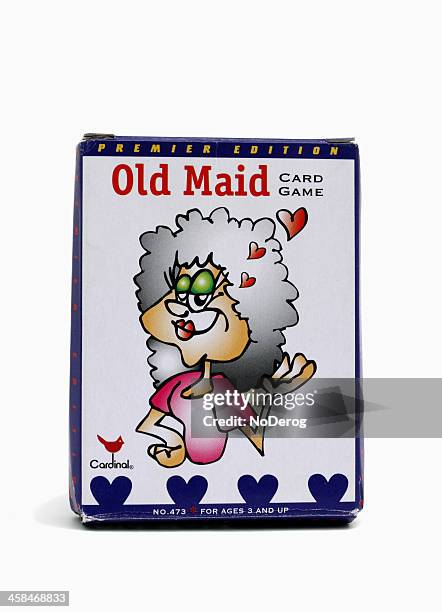 old maid card game for children - spinsters stock pictures, royalty-free photos & images