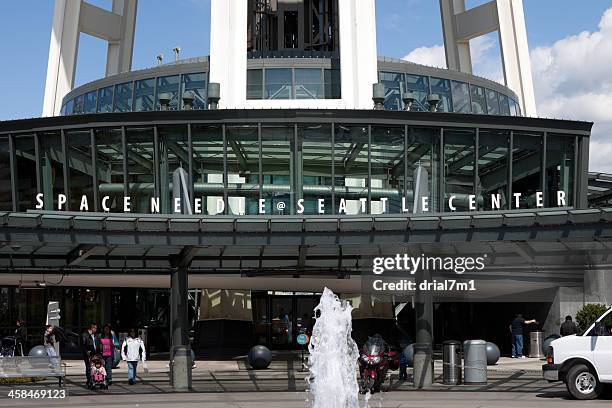 space needle 50th anniversary - seattle center stock pictures, royalty-free photos & images