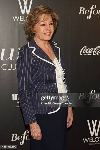 Spanish Actress Laura Valenzuela attend photocall in the inauguration of the Club Welow & Beofour on November 5, 2014 in Madrid, Spain.