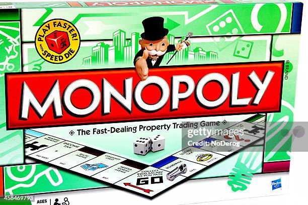 monopoly game - hasbro stock pictures, royalty-free photos & images