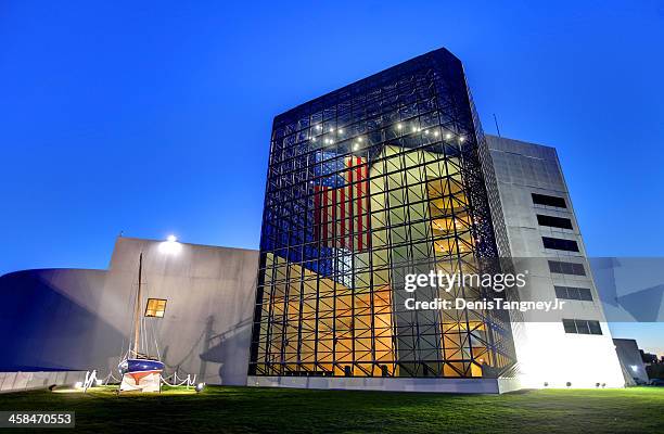 john f. kennedy presidential library and museum - john f kennedy library stock-fotos und bilder