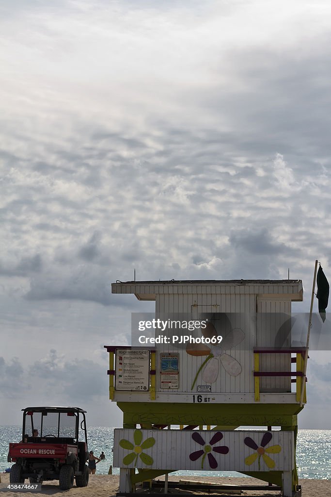 Miami Beach-la torre de salvavidas