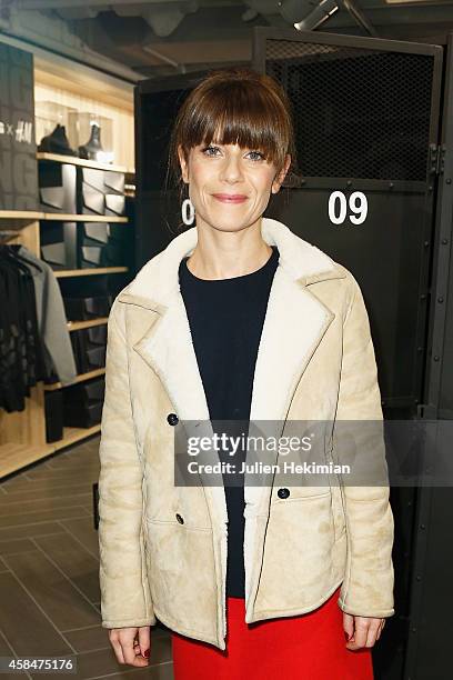 Marina Fois attends the Alexander Wang x H&M Collection Launch at the H&M Boulevard Saint-Germain store on November 5, 2014 in Paris, France.