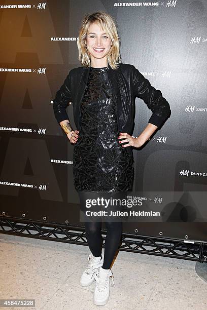 Pauline Lefevre attends the Alexander Wang x H&M Collection Launch at the H&M Boulevard Saint-Germain store on November 5, 2014 in Paris, France.