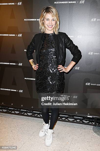 Pauline Lefevre attends the Alexander Wang x H&M Collection Launch at the H&M Boulevard Saint-Germain store on November 5, 2014 in Paris, France.