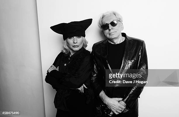Debbie Harry and Chris Stein attend the private view of Chris Stein/Negative: Me, Blondie and the Advent of Punk at Somerset House on November 5,...