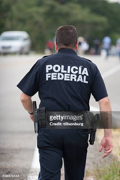 federal police mexico - mexican police stock pictures, royalty-free photos & images