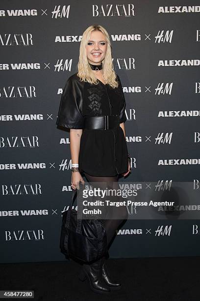 Bonnie Strange attends the Alexander Wang X H&M collection pre-shopping event at Platoon Kunsthalle on November 5, 2014 in Berlin, Germany.