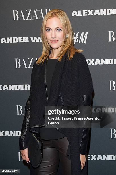 Meryem Uzerli attends the Alexander Wang X H&M collection pre-shopping event at Platoon Kunsthalle on November 5, 2014 in Berlin, Germany.