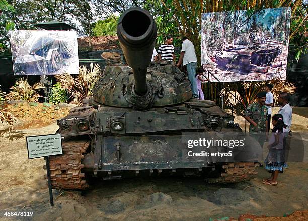 weapons from the war - sri lanka army bildbanksfoton och bilder