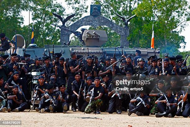 sri lankan special forces - sri lanka army bildbanksfoton och bilder