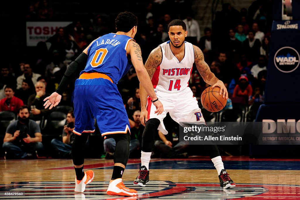 New York Knicks v Detroit Pistons