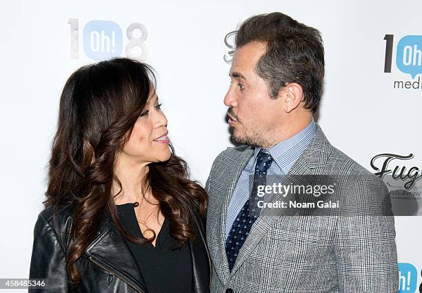 Actors Rosie Perez and John Leguizamo attend the New York premiere of "Fugly!" at AMC Empire on November 5, 2014 in New York City.