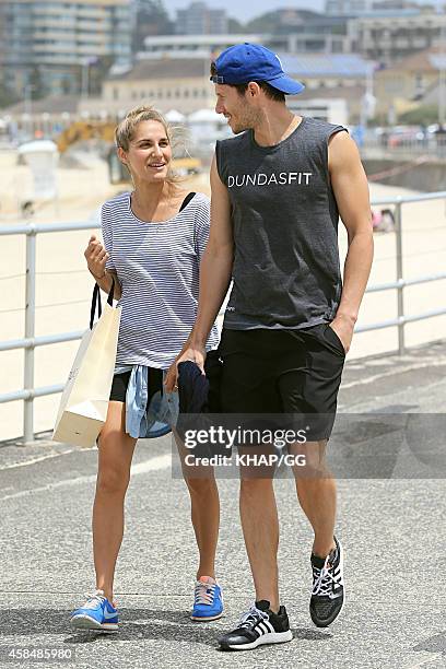 Jason Dundas is seen at Bondi Beach on November 6, 2014 in Sydney, Australia.