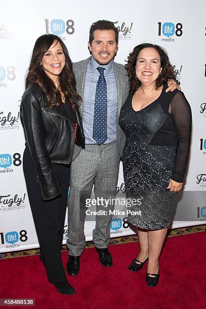 Actors Rosie Perez, John Leguizamo, and Olga Merediz attend the "Fugly!" New York Premiere at AMC Empire on November 5, 2014 in New York City.