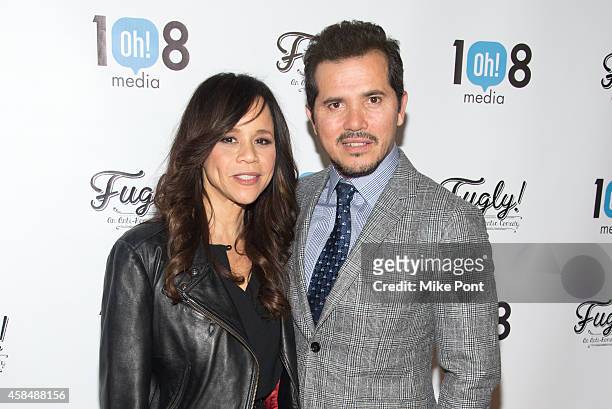 Actors Rosie Perez and John Leguizamo attend the "Fugly!" New York Premiere at AMC Empire on November 5, 2014 in New York City.