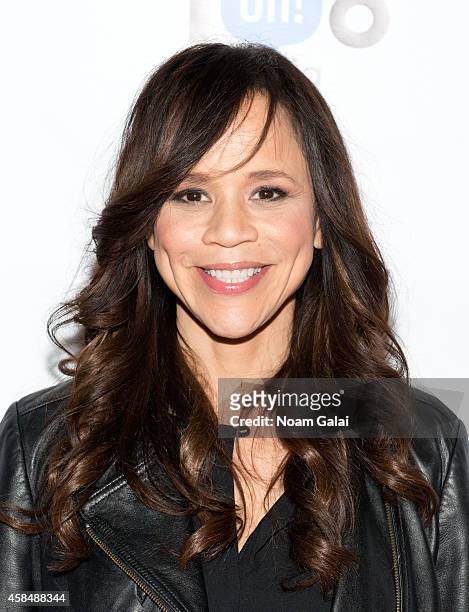 Actress Rosie Perez attends the New York premiere of "Fugly!" at AMC Empire on November 5, 2014 in New York City.