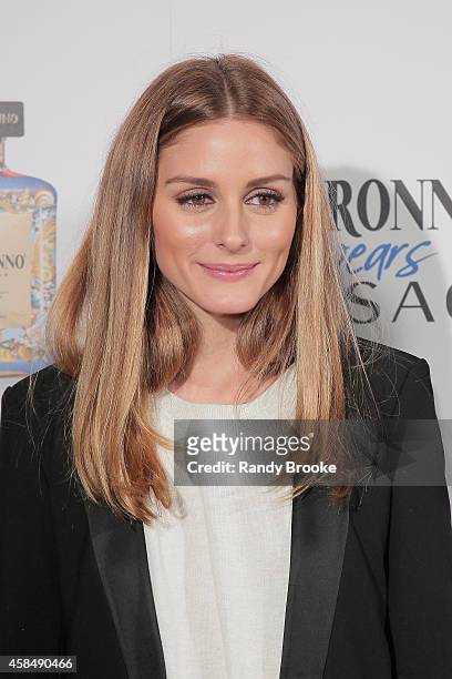 Actress Olivia Palermo attends the Disaronno Wears Versace launch event at Root Drive In on November 5, 2014 in New York City.