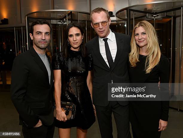 Nicolas Ghesquiere, Jennifer Connelly, Paul Bettany and Kristina O'Neill attend WSJ. Magazine 2014 Innovator Awards at Museum of Modern Art on...