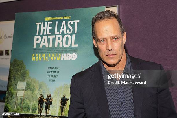 Oscar-nominee, journalist, and filmmaker Sebastian Junger arrives at a screening of the documentary film 'The Last Patrol' at SIFF Cinema Uptown on...