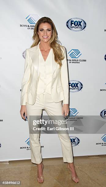 Sportscaster Erin Andrews attends the Boys & Girls Clubs Great Future Gala at The Beverly Hilton Hotel on November 5, 2014 in Beverly Hills,...