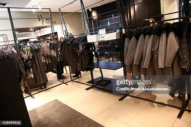 General view of atmosphere during the Alexander Wang x H&M Pre-Shop Party at H&M on November 5, 2014 in West Hollywood, California.