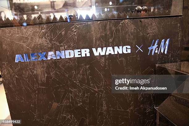 General view of atmosphere during the Alexander Wang x H&M Pre-Shop Party at H&M on November 5, 2014 in West Hollywood, California.