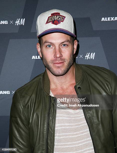Stylist Johnny Wujek attends the Alexander Wang x H&M Pre-Shop Party at H&M on November 5, 2014 in West Hollywood, California.