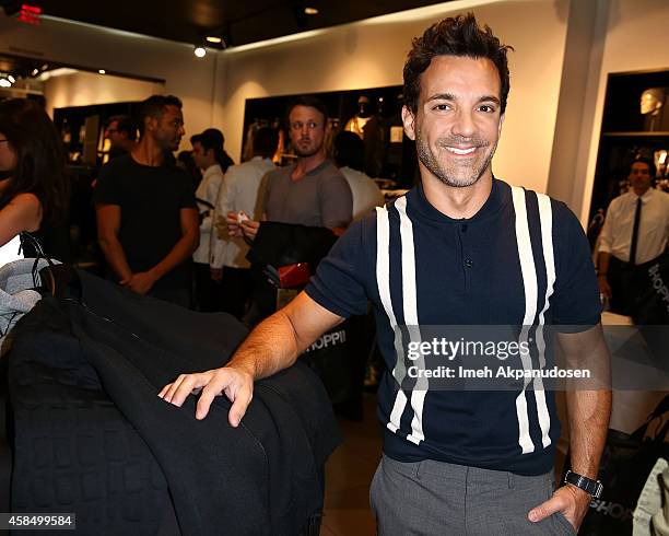 Television personality George Kotsiopoulos attends the Alexander Wang x H&M Pre-Shop Party at H&M on November 5, 2014 in West Hollywood, California.