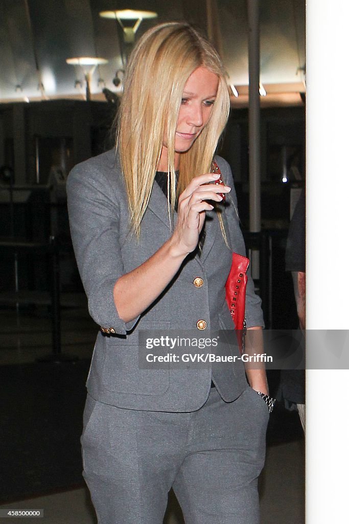 Celebrity Sightings In Los Angeles - November 05, 2014