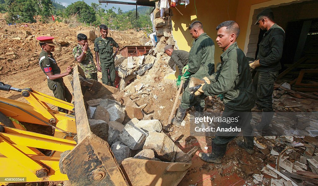 Sri Lanka Landslide Search and Rescue Operations