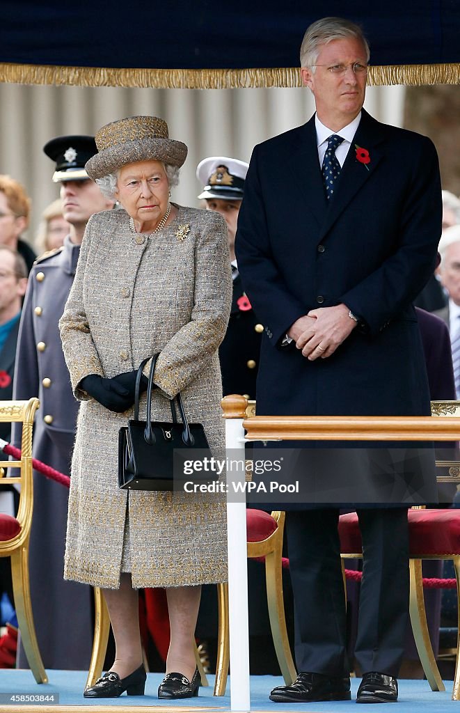 The Queen Opens Flanders Field WW1 Memorial Garden