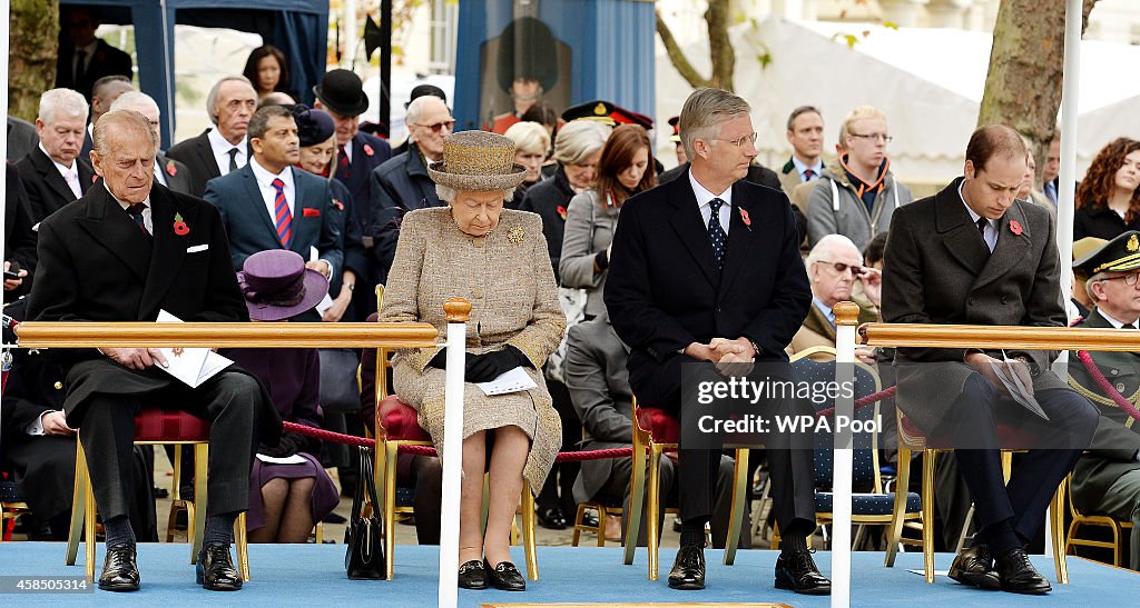 The Queen Opens Flanders Field WW1 Memorial Garden