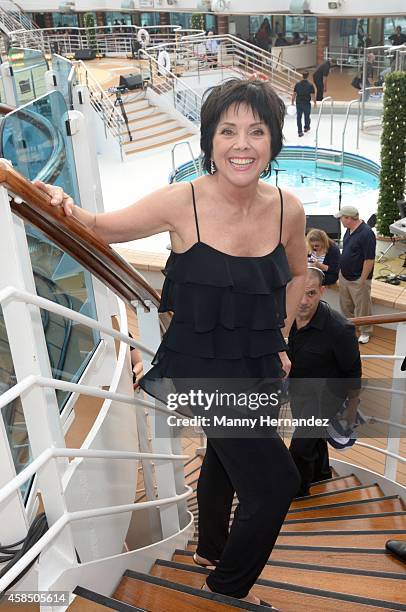 Joyce DeWitt attends Love Boat Cast Christening Of Regal Princess Cruise Ship at Port Everglades on November 5, 2014 in Fort Lauderdale, Florida.