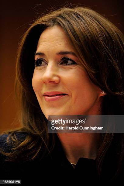 Crown Princess Mary of Denmark attends the regional review meeting of the status of women in the UNECE region 20 years after the Beijing platform for...