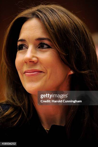 Crown Princess Mary of Denmark attends the regional review meeting of the status of women in the UNECE region 20 years after the Beijing platform for...