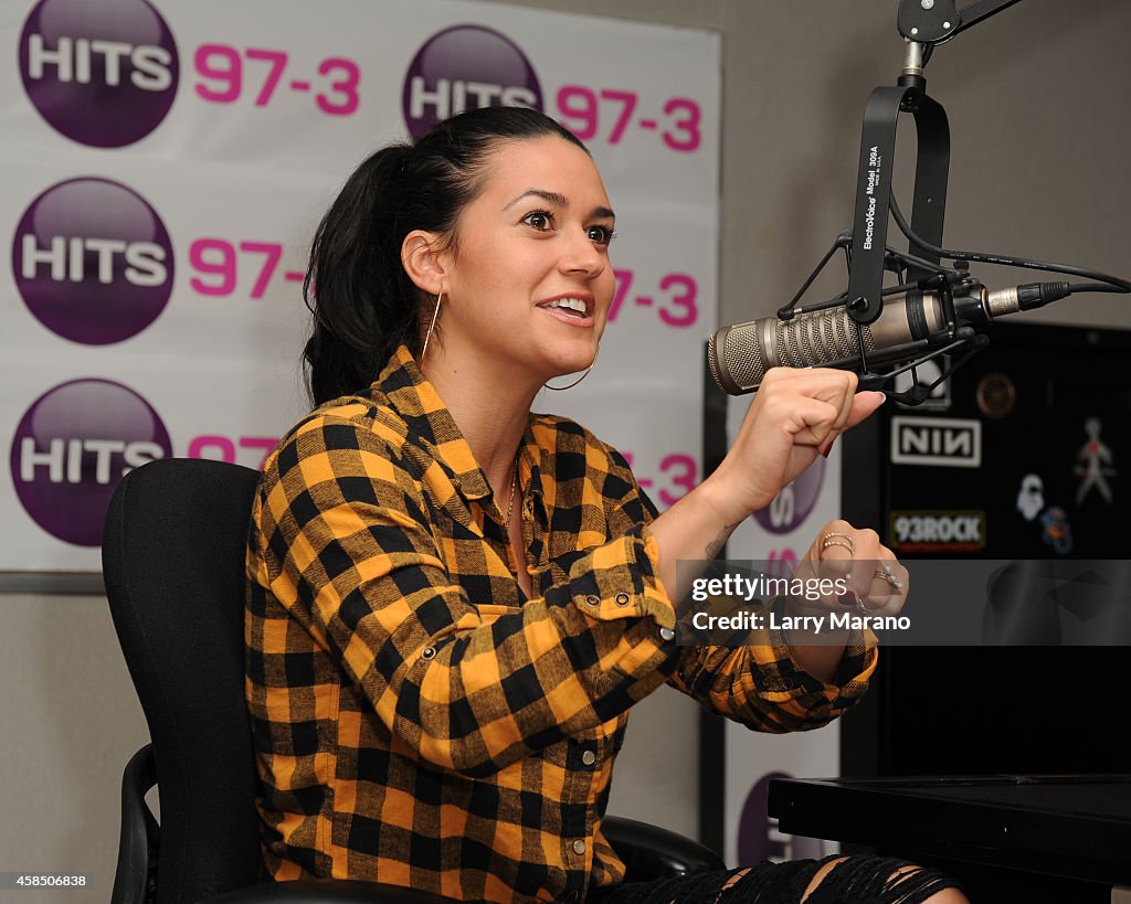 Kat Dahlia Visits Miami Radio Station