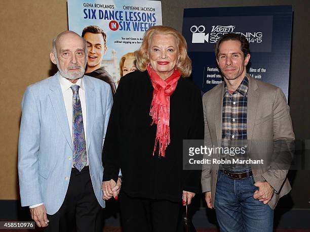 Director Arthur Seidelman, actress Gena Rowlands and moderator Scott Foundas attend 2014-2015 Variety Screening Series: "Six Dance Lessons In Six...
