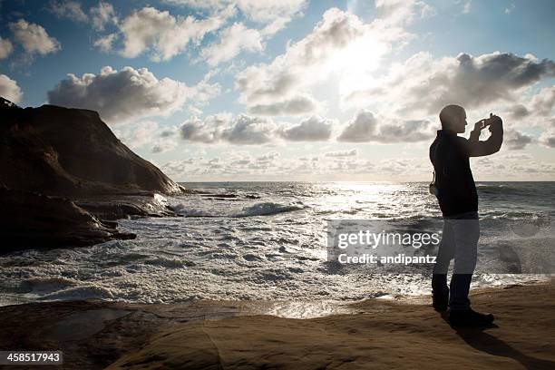 photos of the oregon coast - tillamook rock light stock pictures, royalty-free photos & images