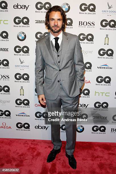 Stephan Luca arrives at the GQ Men of the Year Award 2014 at Komische Oper on November 6, 2014 in Berlin, Germany.